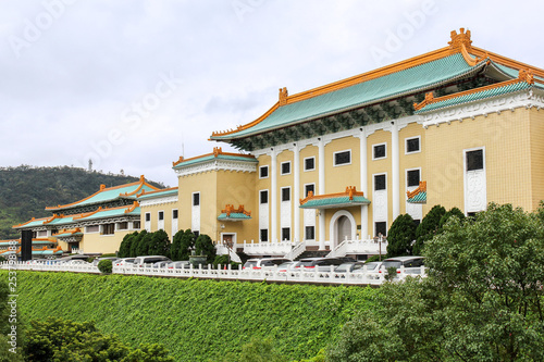 The Gugong National Palace Museum surrounded by the green forest, Taipei,Taiwan. © Yü Lan