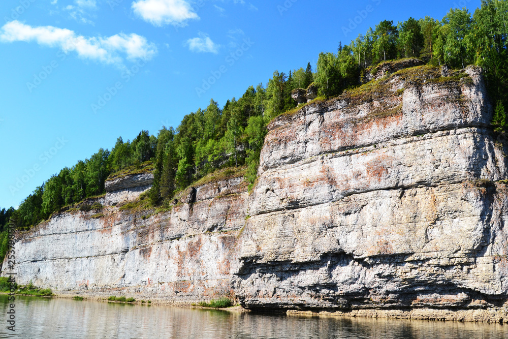 stone rocks near the river