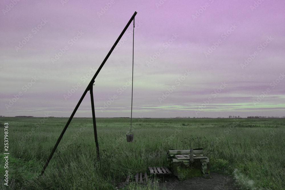old well in the field