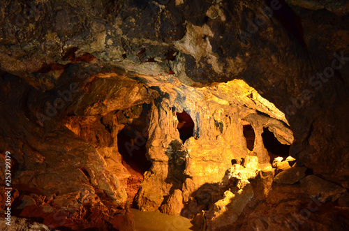 Freakish growths and stalagnates in the Red Cave Kizil-Koba