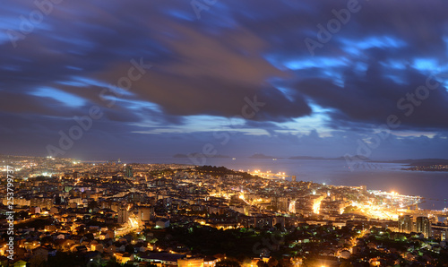 aerial panoramas of the city of vigo © Guillermo