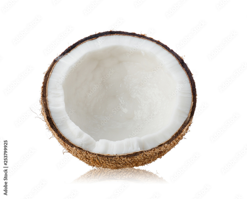 coconuts isolated on the white background coconuts isolated on the white background