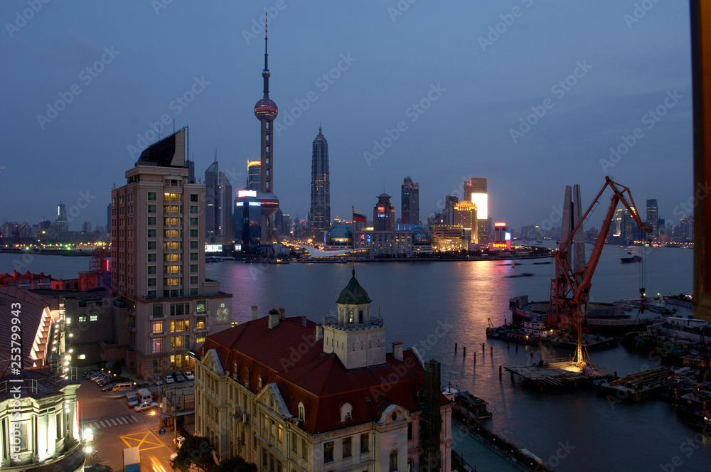 Fototapeta premium shangai bussines district