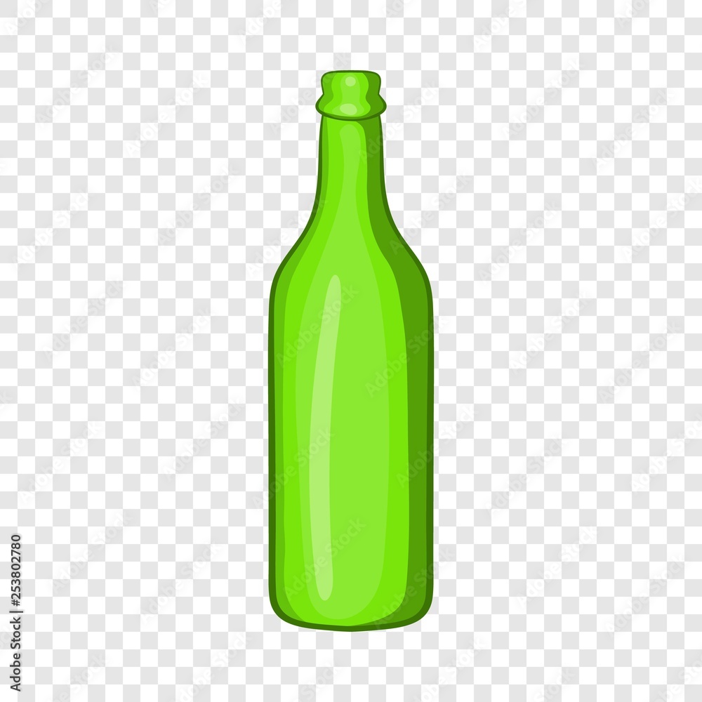 Beer bottle icon in cartoon style isolated on background for any web design Beer bottle icon in cartoon style isolated on background for any web design