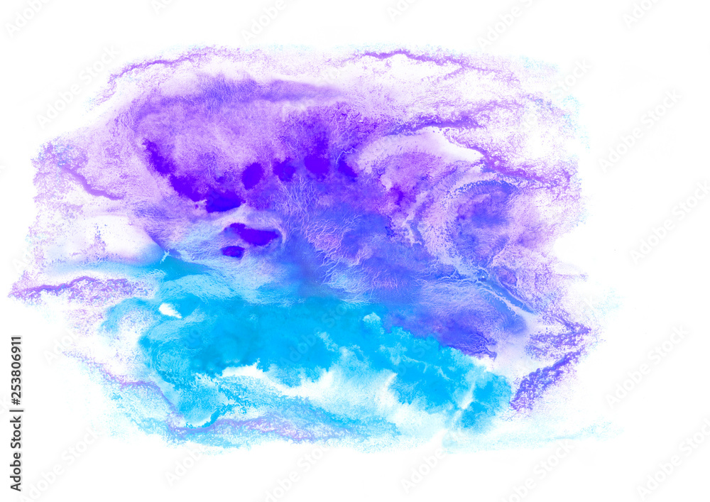 watercolor blue abstract background.Wallpapers for use in the design and writing of texts