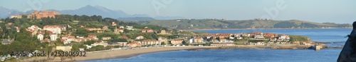Panorama of Comillas, Cantabria 