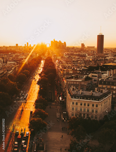 Golden hour in Paris