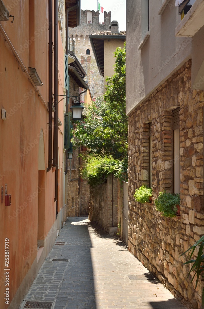 Alley in Sirmione, Italy