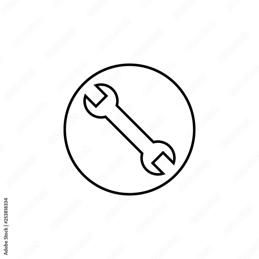 Tools icon design template vector isolated Tools icon design template vector isolated
