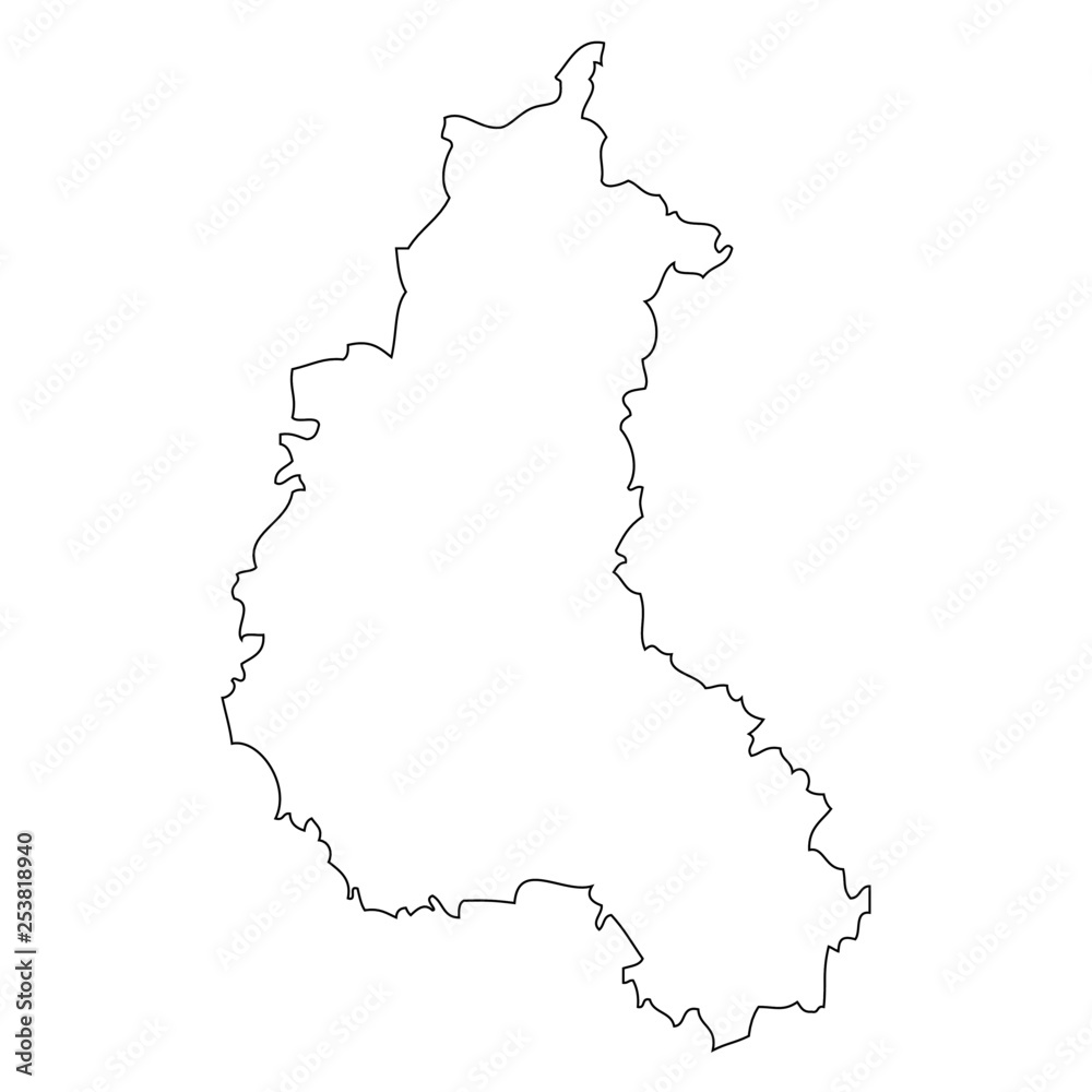 Champagne-Ardennes - map region of France