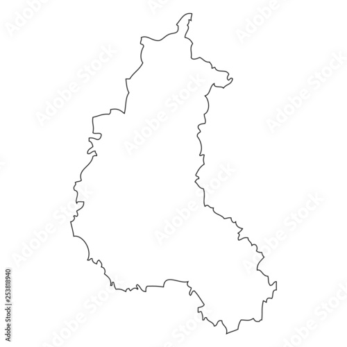 Champagne-Ardennes - map region of France