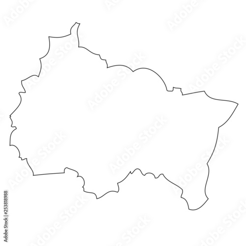 Grand-Est - map region of France