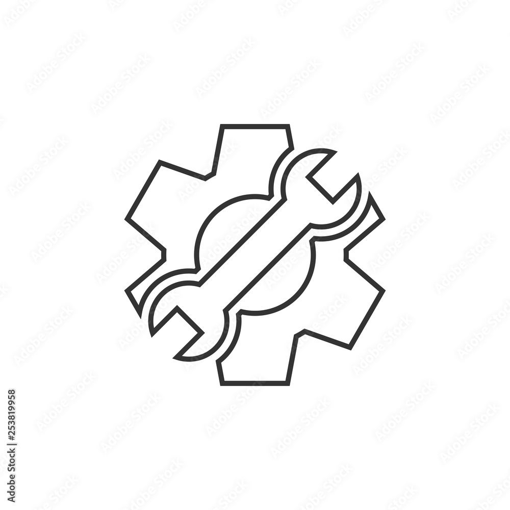 Tools icon design template vector isolated Tools icon design template vector isolated