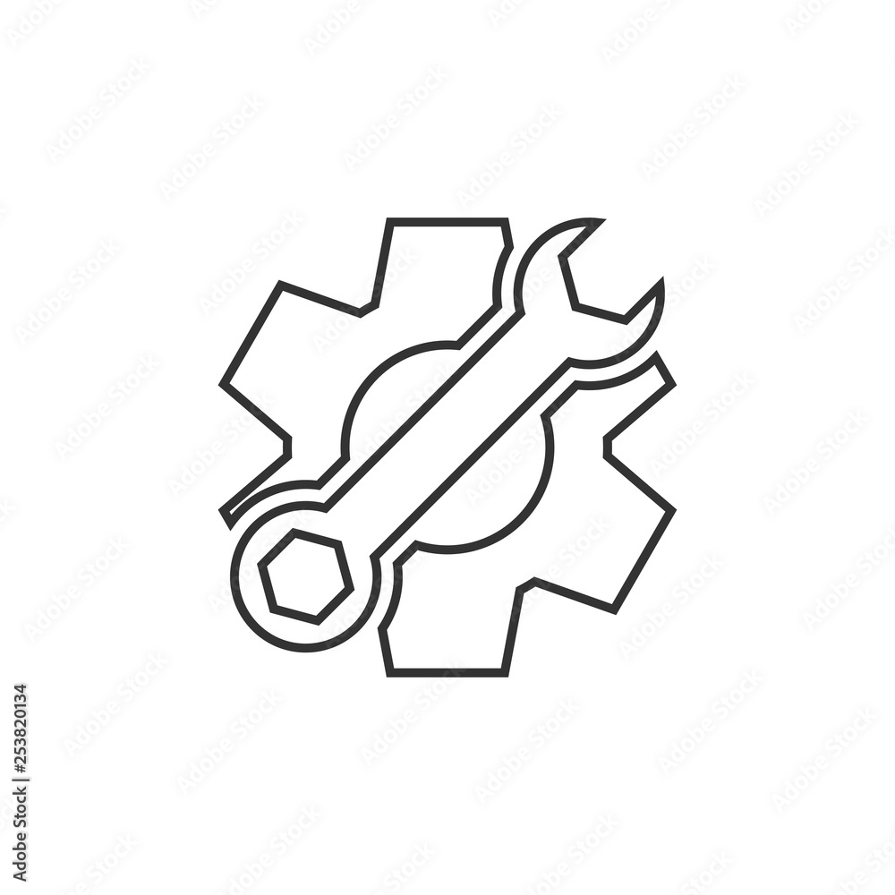 Tools icon design template vector isolated Tools icon design template vector isolated