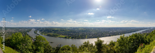 Bonn Panorama, Drachenfels Rheinpanorama photo
