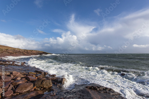 Stormy clouds over Atlantic Ocean, West of Ireland Co Mayo 