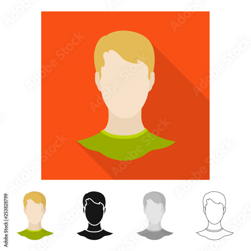 Vector illustration of professional and photo icon. Set of professional and profile stock symbol for web.