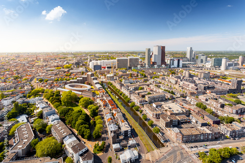 Den Haag Panorama von oben, Sitz der niederländischen Regierung photo