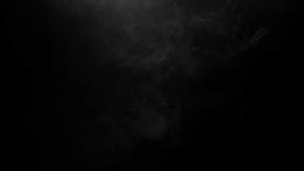 Texture of smoke on black background. Isolated smoke, texture of smoke, abstract powder, water spray on black background.