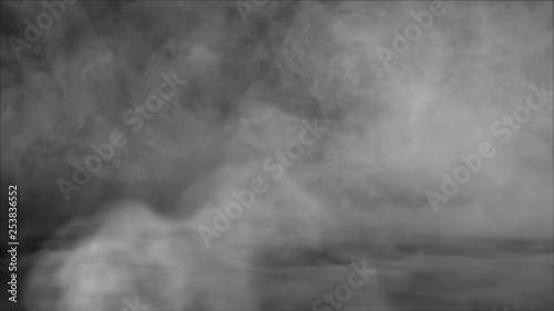 Texture of smoke on black background. Isolated smoke, texture of smoke, abstract powder, water spray on black background.