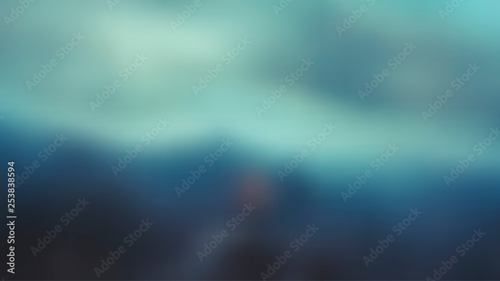 Abstract Navy blue blurred gradient background. Nature backdrop.Vector concept for design, banner or poster