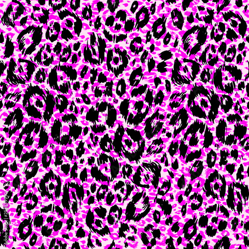 Trendy leopard background