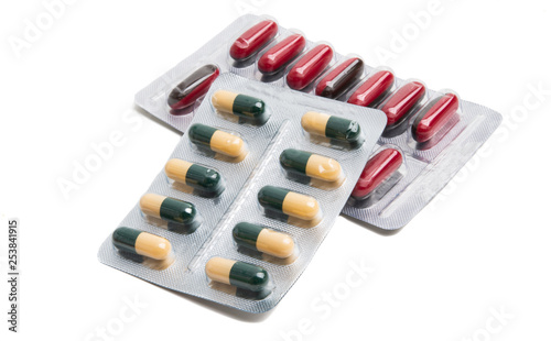pill packaging isolated