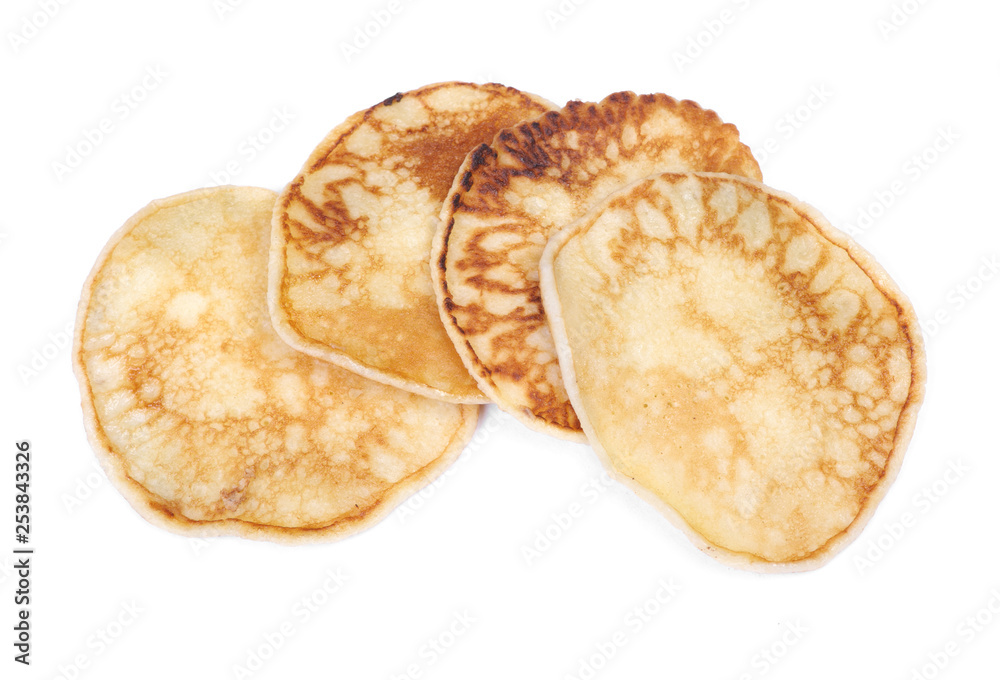 Heap of small pancakes Heap of small pancakes