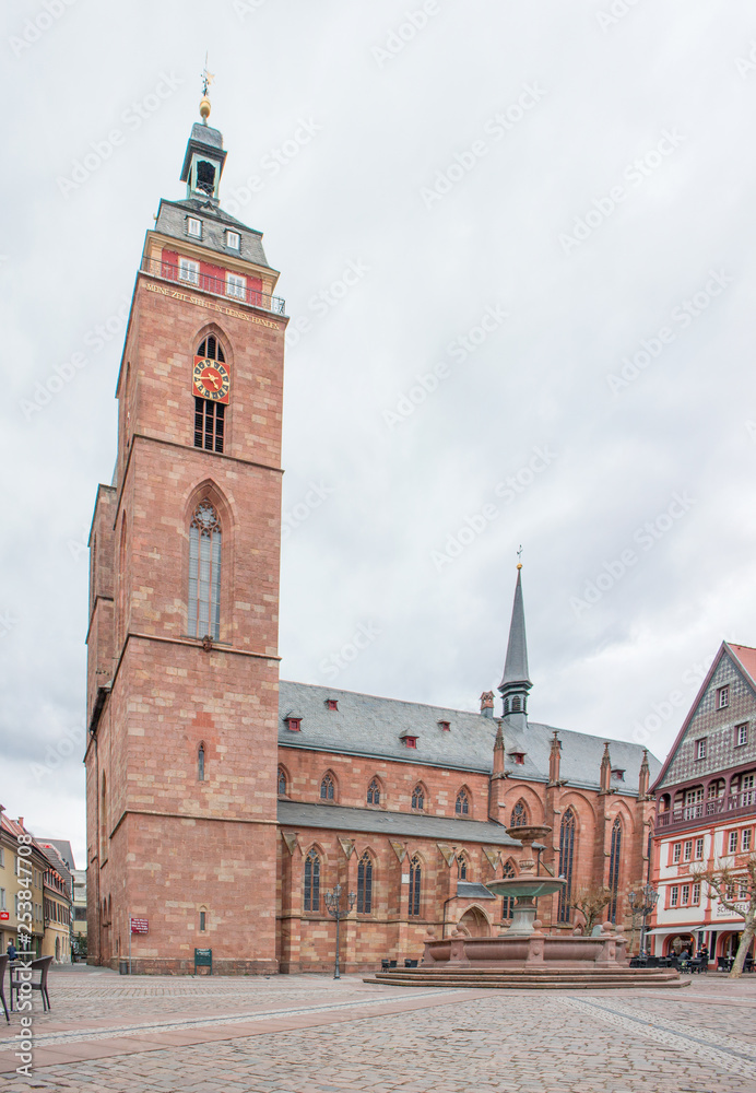 Evangelische Stiftskirche am Marktplatz Neustadt an der Weinstraße Rheinland-Pfalz