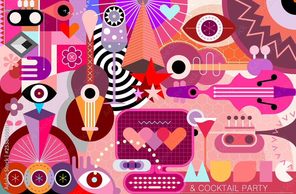 Abstract Art Design vector illustration. Abstract Art Design vector illustration.