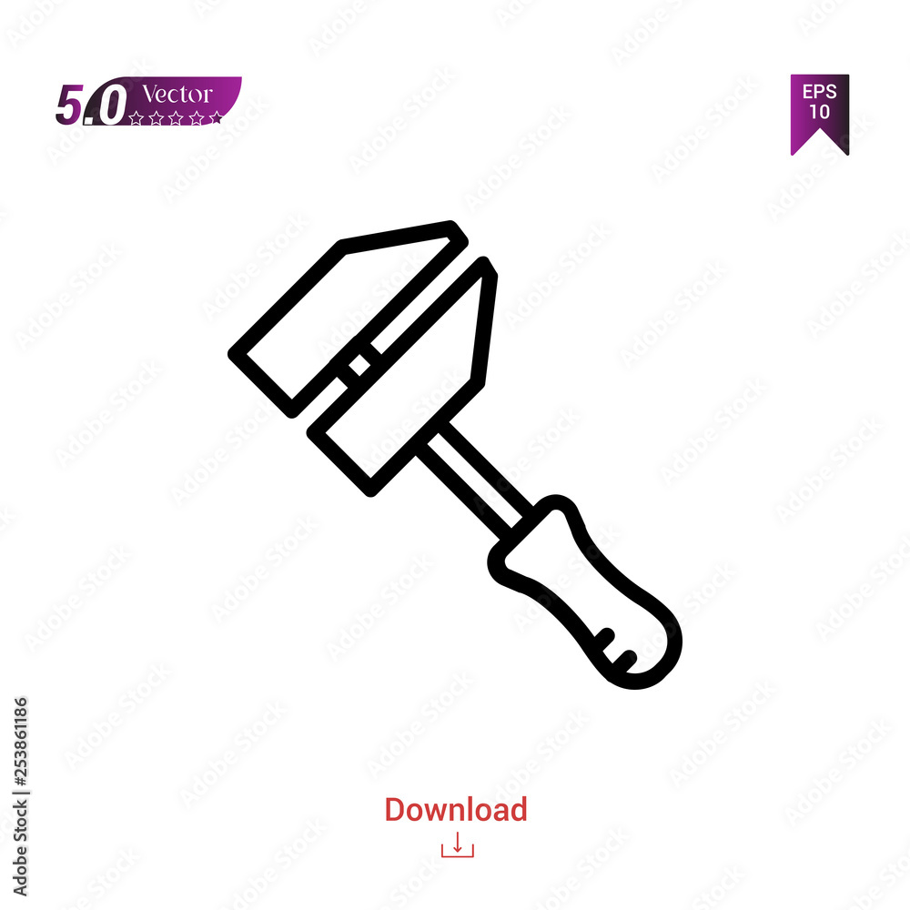 Outline construction icon isolated on white background. Popular icons for 2019 year. Line pictogram. Graphic design, mobile application, logo, user interface. EPS 10 format vector Outline construction icon isolated on white background. Popular icons for 2019 year. Line pictogram. Graphic design, mobile application, logo, user interface. EPS 10 format vector