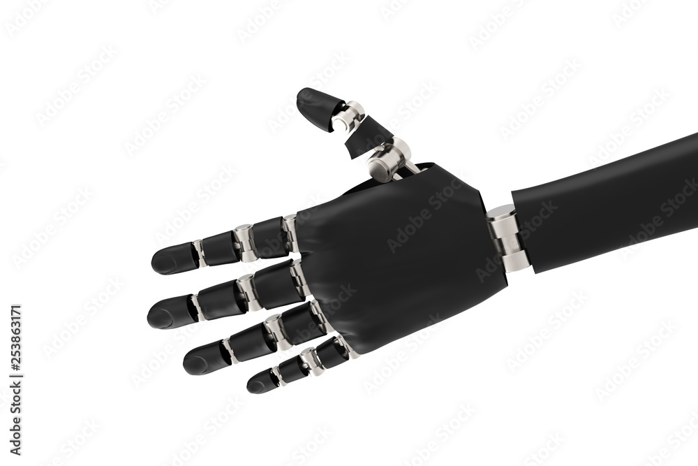 Isolated robotic pointing arm Isolated robotic pointing arm