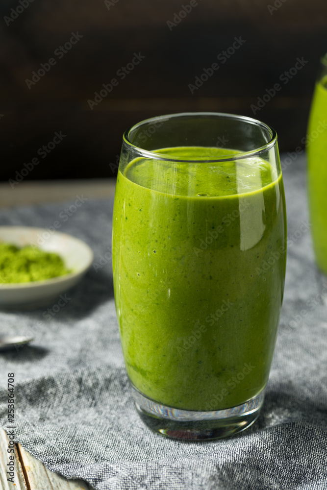 Healthy Homemade Matcha Breakfast Smoothie Healthy Homemade Matcha Breakfast Smoothie