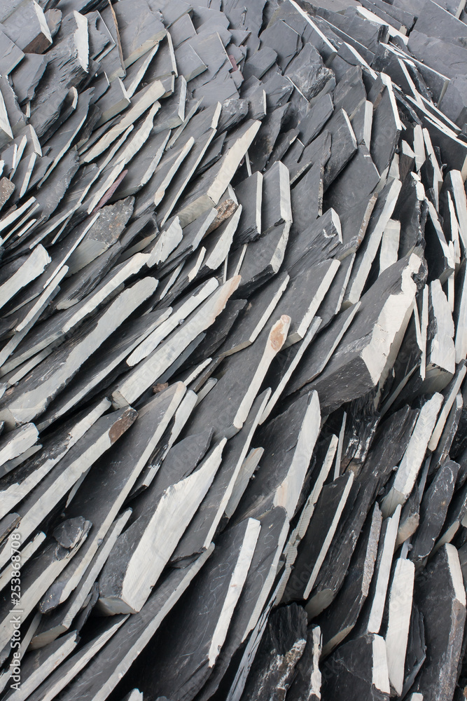 pieces of slates lying upon another  - pattern