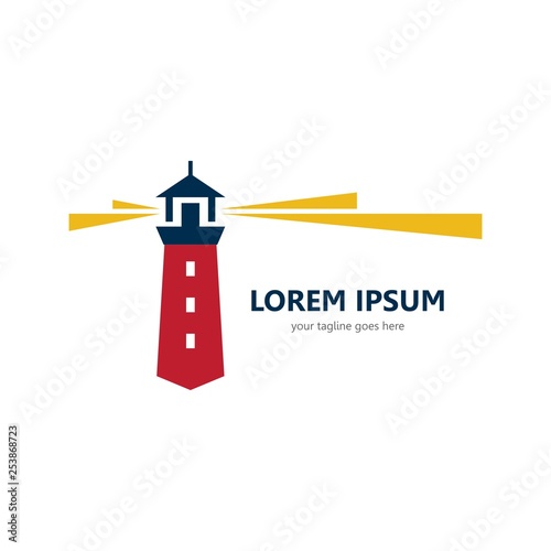 Modern Lighthouse Logo Template