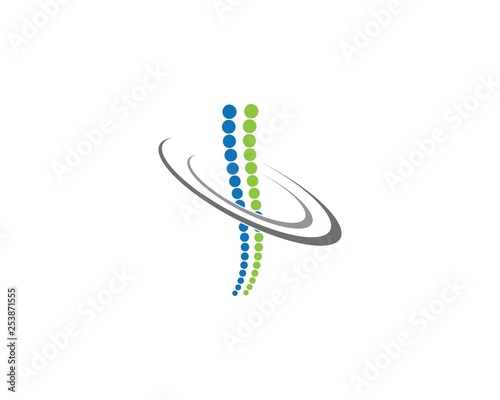 Spine logo vector icon