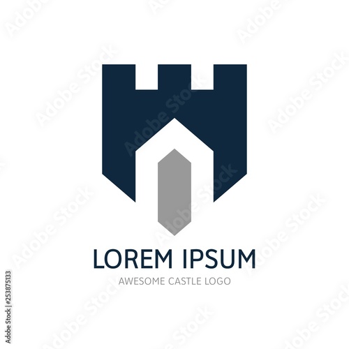 Modern Castle Logo Icon