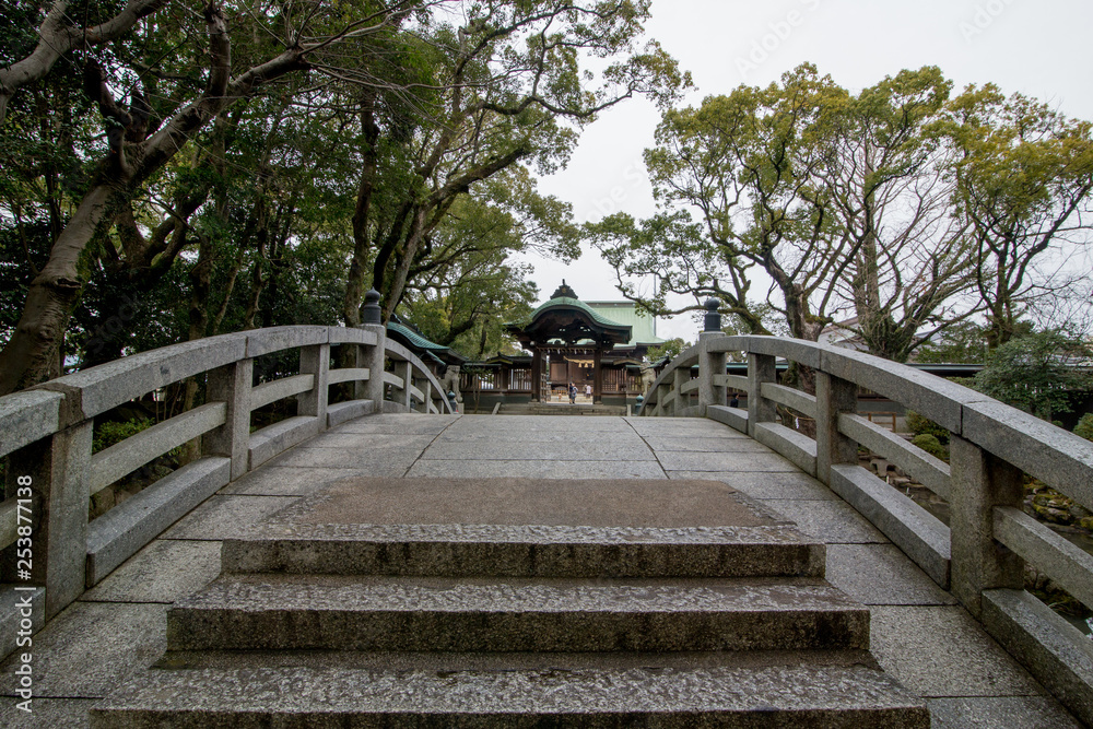 神社の橋