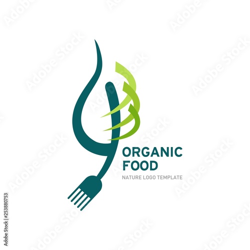 Organic Food Logo Template