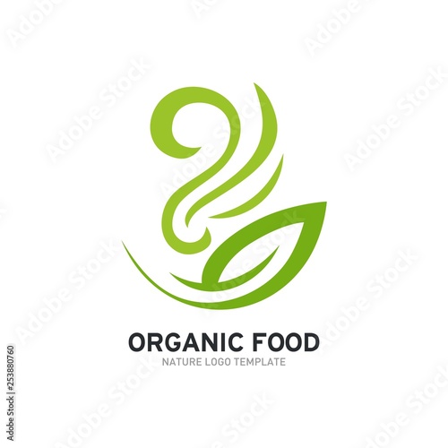 Organic Food Logo Template