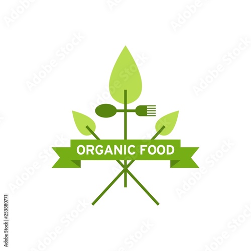 Organic Food Logo Template