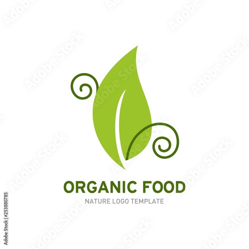 Organic Food Logo Template