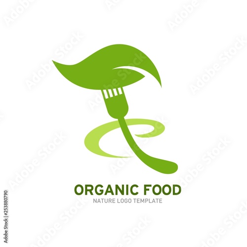 Organic Food Logo Template