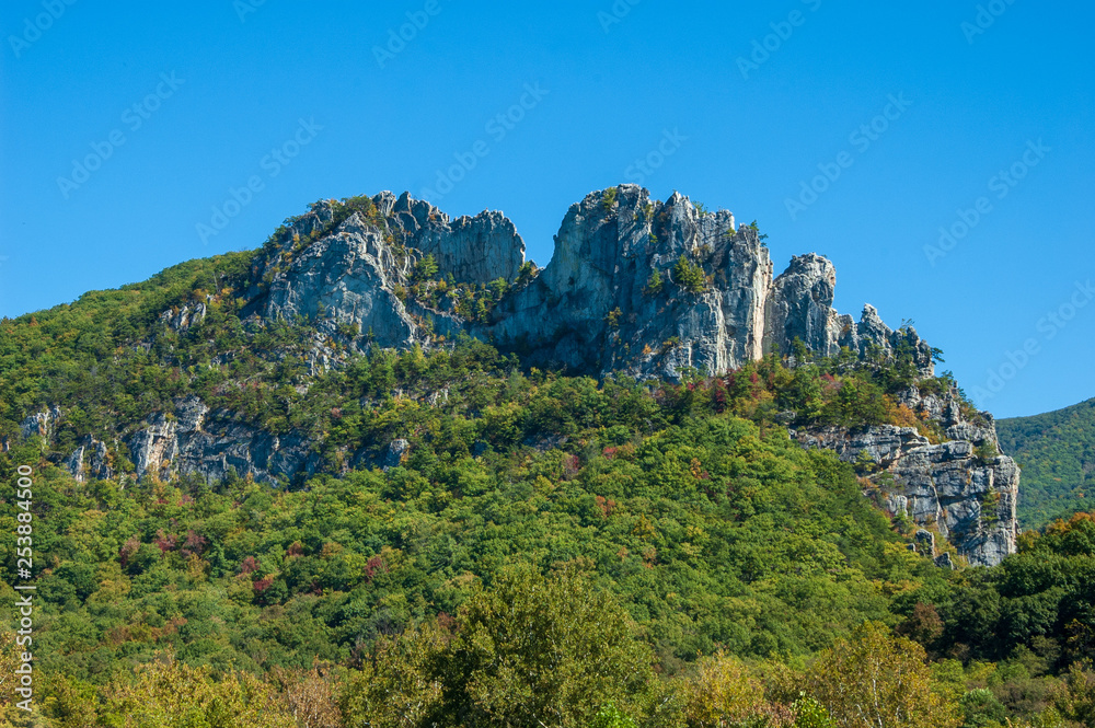 Seneca Rocks, Wet Virginia