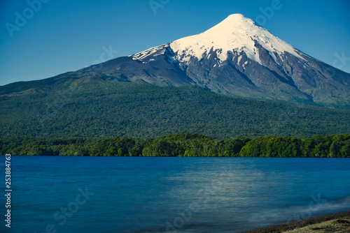 Lake and Volcano