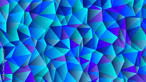 Cerulean and Blue Backdrop. Clear Crystal BG