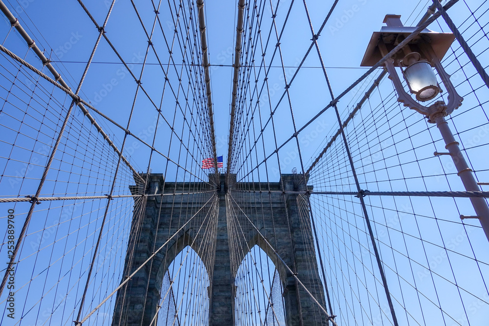 Obraz premium Brooklyn Bridge, Manhattan, NY