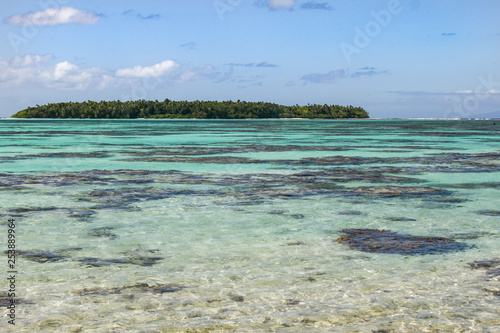 sea and blue sky photo