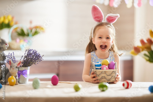 children on Easter day