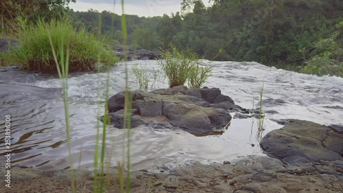 Scenic footage from Tad Yueang, Laos. photo